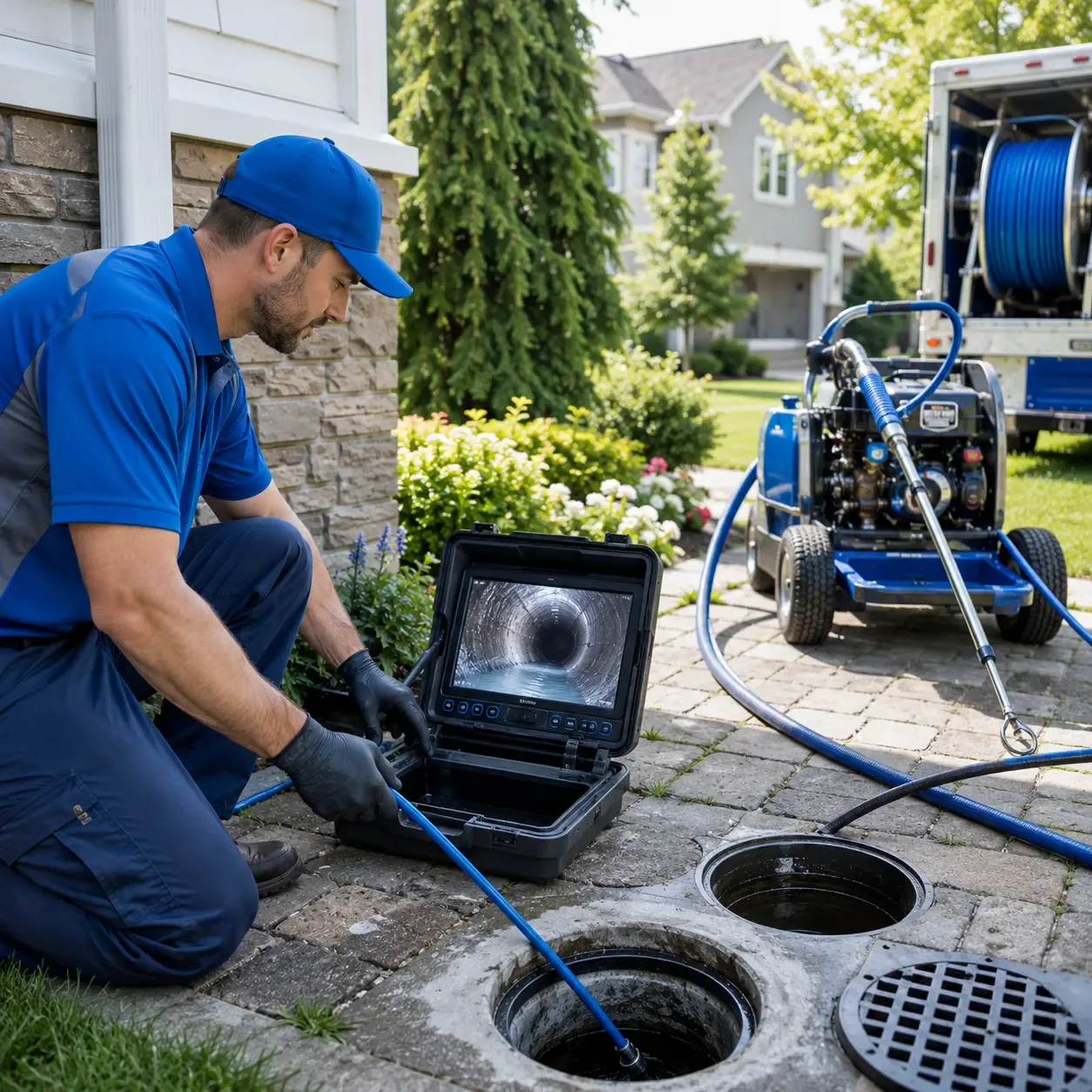 Outdoor drain cleaning professionals serving Satin, TX