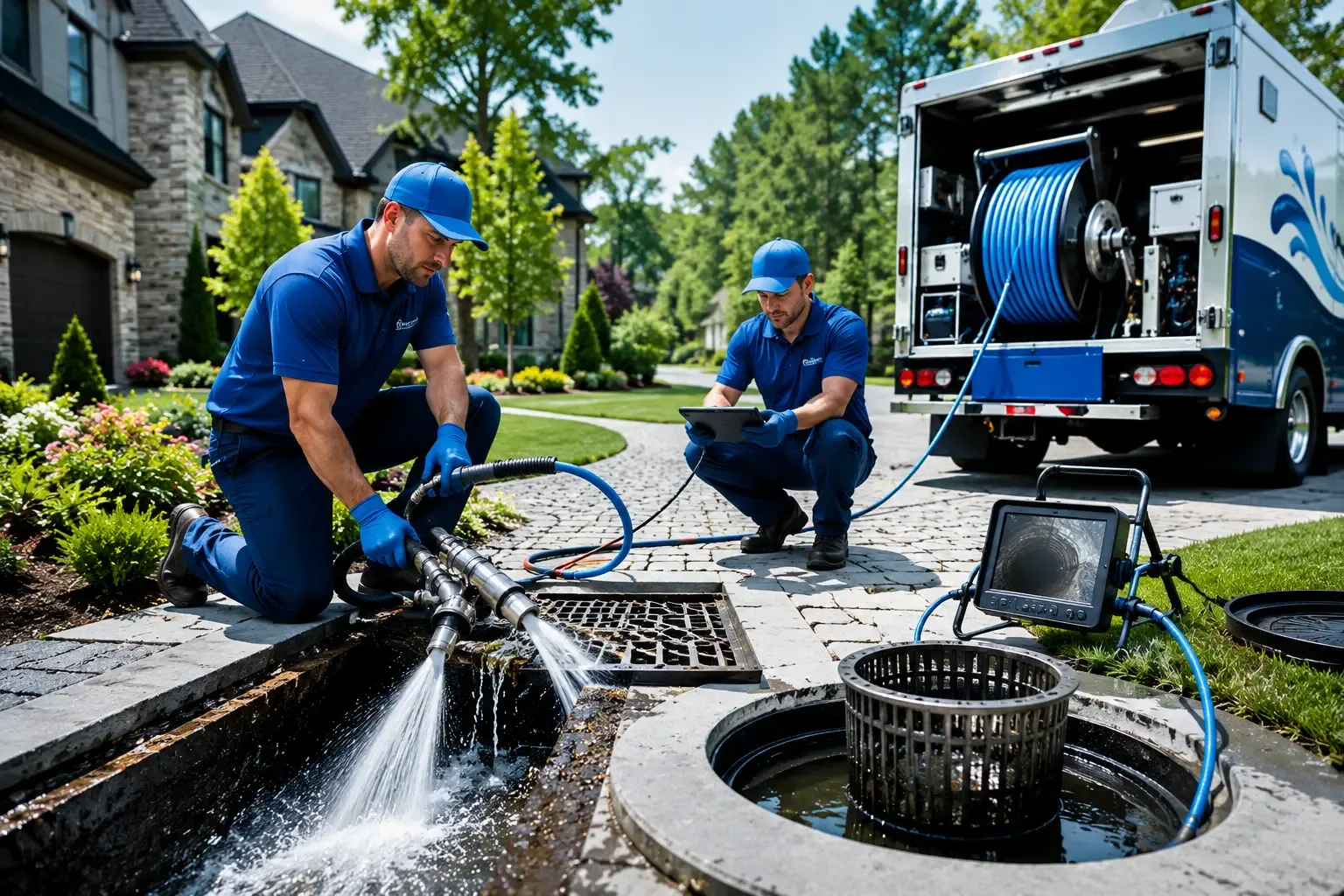 Local outdoor drain cleaning professionals in Satin, TX